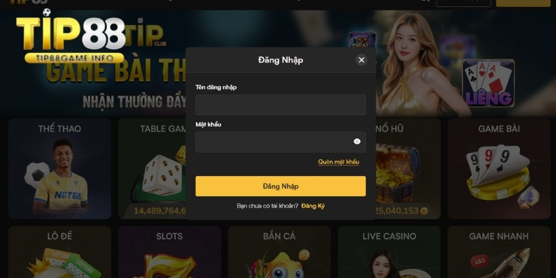 Hướng dẫn đăng nhập TIP88 dễ dàng cho tân binh